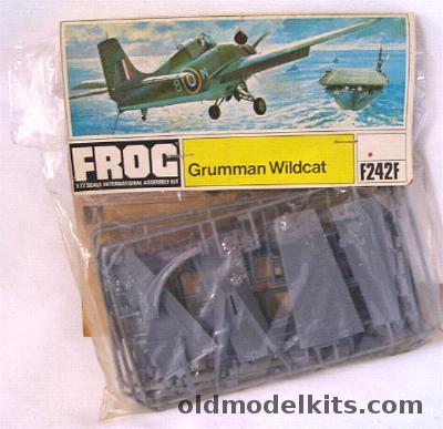 Frog 1/72 Grumman F4F Wildcat - FAA or USS Ranger Bagged, F242F plastic model kit